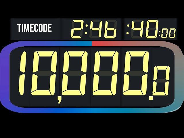 BCG 10,000 Seconds Countdown (Timecode 2:46:40.00) Remix Wii Party U Main Menu (feat BCG Countdown)