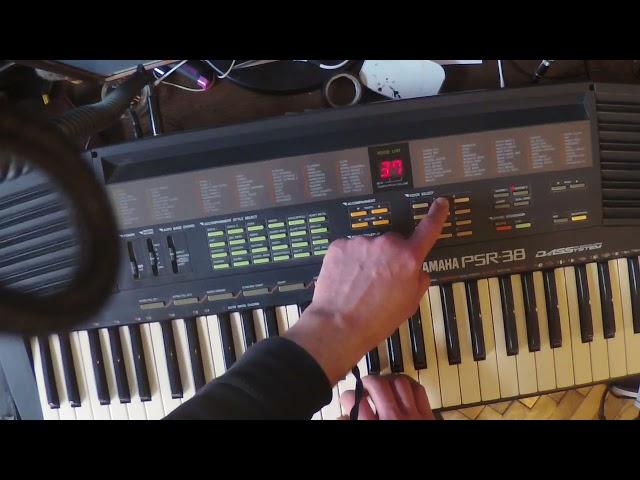 Yamaha PSR 38 demo of the presets