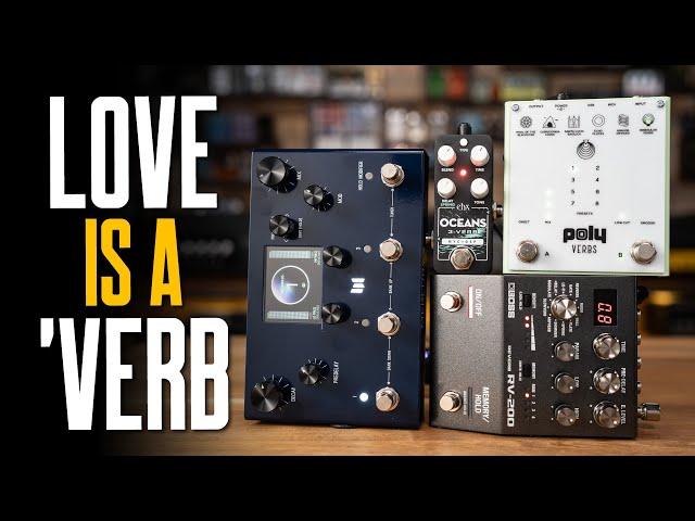 Awesome Reverb Pedals For Guitar [Meris Mercury X, Poly Verbs, Boss RV-200 & EHX Oceans 3-Verb]