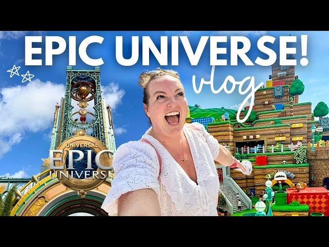 UNIVERSAL EPIC UNIVERSE!  Orlando's NEW Theme Park  ALL WORLDS Exclusive Vlog + VIP Tour 🪄‍️
