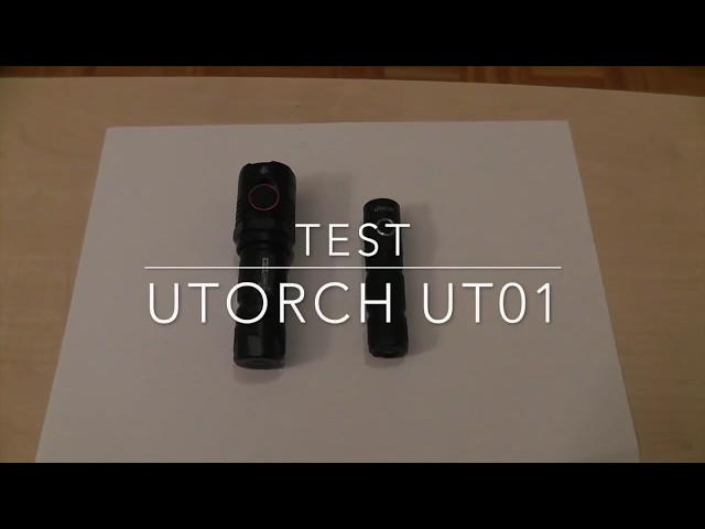 Test UTORCH UT01 (LED Taschenlampe mit AA Batterie)