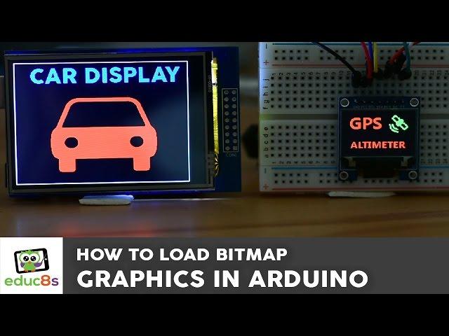 Arduino Tutorial: Bitmap graphics on an Arduino Touch Screen and other top Arduino Displays