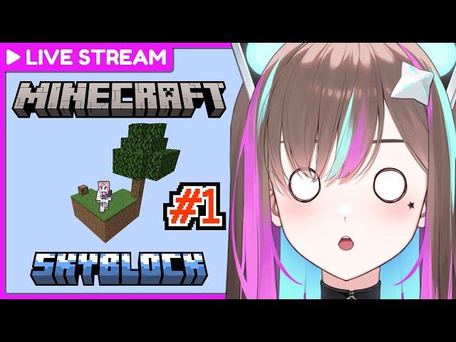 【Sky Block】Can I successfully make a stone generator first try!?