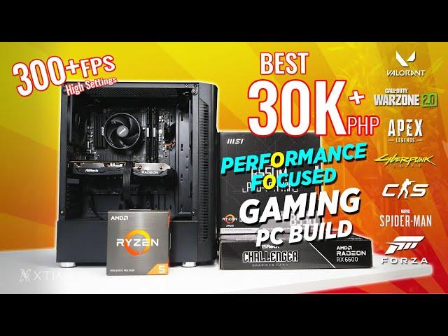 VLOG: BEST ₱30K+ Perfomance Focused 1080p Gaming PC Build 2024 I Tested in 7 Games