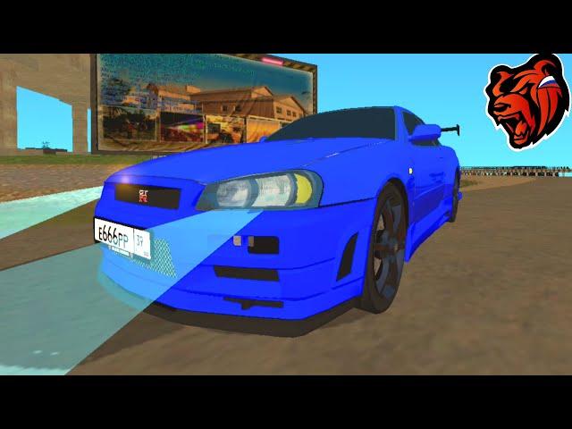 SKYLINE GT-R R34! ЛЕГЕНДА SPORT+ НА БЛЕК РАША BLACK RUSSIA RP (CRMP MOBILE)