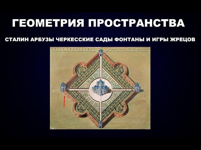 ГЕОМЕТРИЯ ПРОСТРАНСТВА. АРБУЗЫ И СТАЛИН ЧЕРКЕССКИЕ САДЫ И ФОНТАНЫ. ИГРЫ ЖРЕЦОВ И РИМСКИЕ ТУАЛЕТЫ