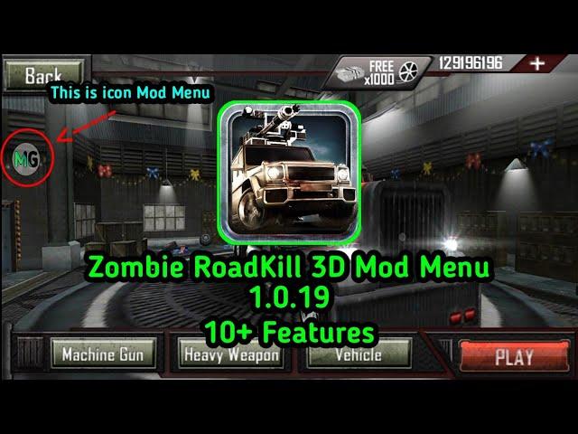 ZOMBIE ROADKILL 3D MOD MENU 1.0.19 UNLOCK ALL CARS || NEW UPDATE!!