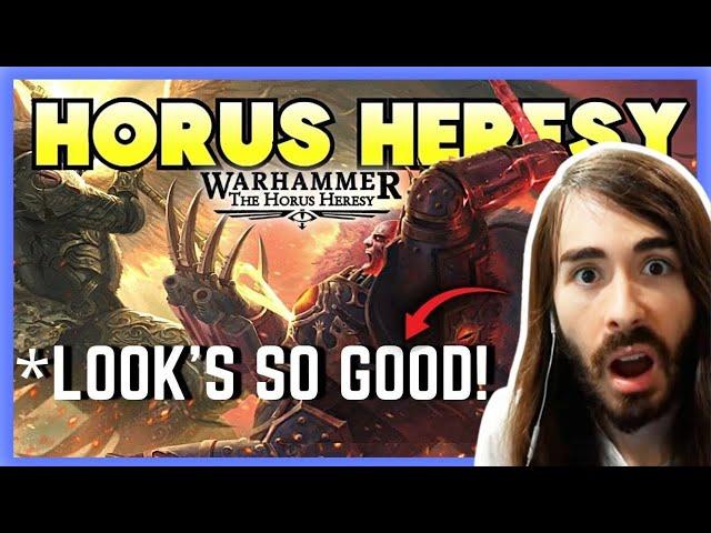 MoistCr1tical Reacts to Warhammer: The Horus Heresy Cinematic Trailer | Penguinz0 Reacts #moisty