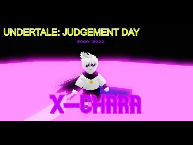 Roblox II Undertale: Judgement Day II Rework Cross And X - Chara