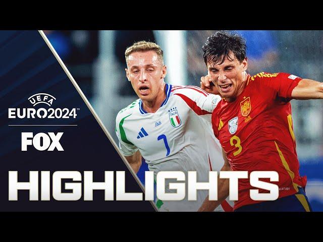 Spain vs. Italy Highlights | UEFA Euro 2024