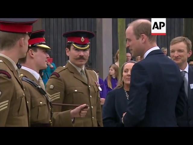 Prince William lays wreath for PC Keith Palmer