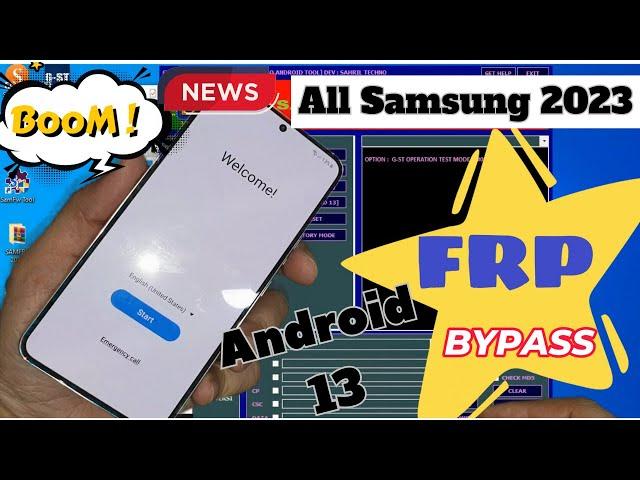 Samsung S22 FRP Bypass One Click |All Samsung Frp bypass Tool Android 13 Free Unlock Tool 2023