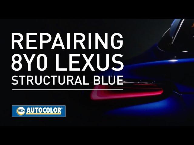 Learn How to Repair Lexus Structural Blue with Nexa Autocolor®