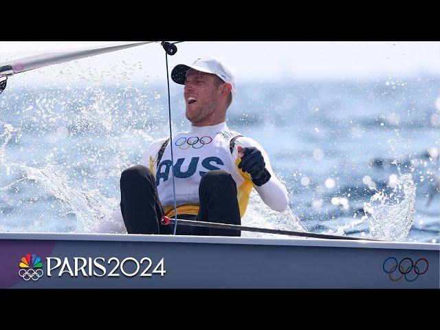 Matt Wearn repeats in men's dinghy sailing gold for Australia | Paris Olympics | NBC Sports