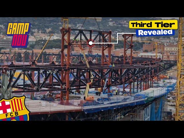 New Camp Nou Construction Update: Third Tier Revealed! || March 12, 2025