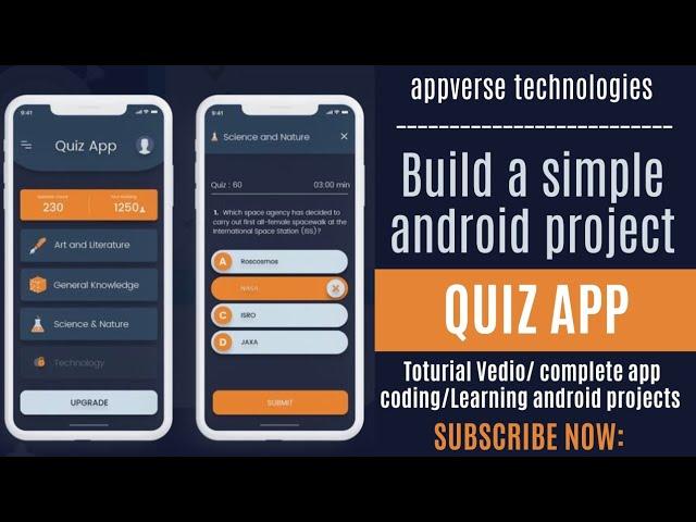 Build a Simple Android Quiz App in Android Studio | Complete Coding Tutorial