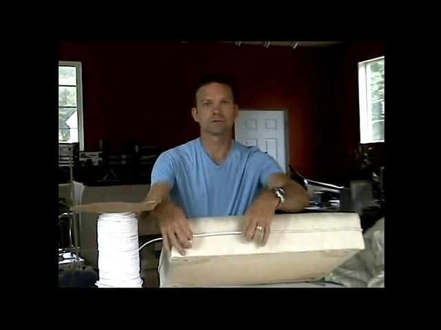DIY Ottoman Reupholstery Part 1