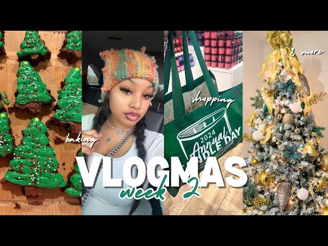 VLOGMAS Week 2 : shopping,  baking, holiday giveaway & more