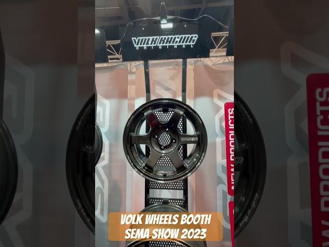 TE37’s at Volk Wheels Booth SEMA SHOW 2023