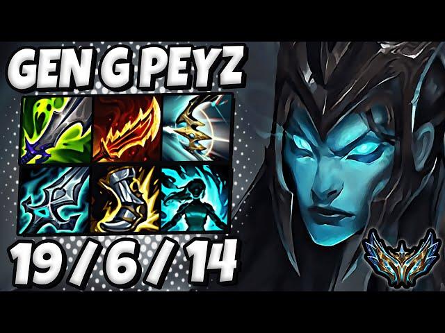 Kalista vs Jhin ADC [ Gen G Peyz ] Korea Challenger Patch 14.8 