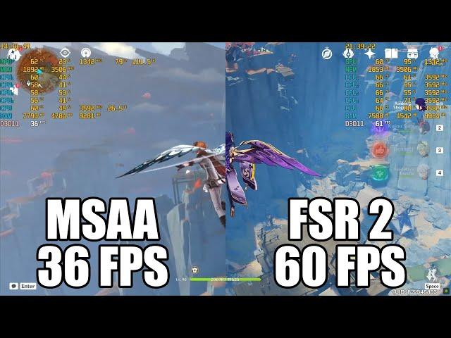 GENSHIN IMPACT 3.2 new!!! FSR setting for better FPS !!! ( GTX 960 )