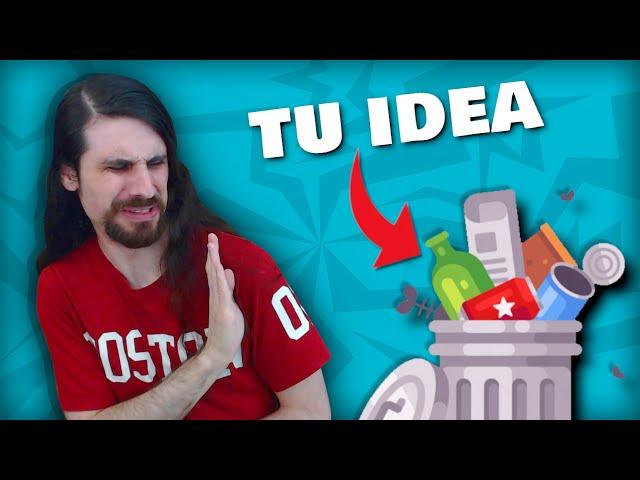 Por qué tu idea para un videojuego es basura