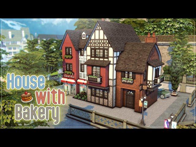 Семейный Дом с Пекарней│Строительство│Family House With Bakery│SpeedBuild│NO CC [The Sims 4]