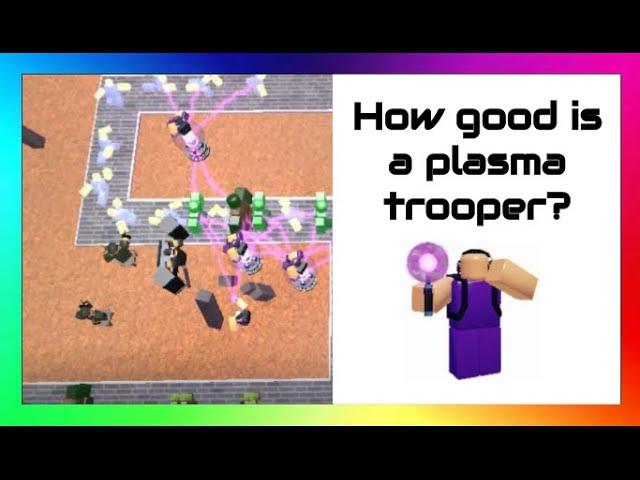 How Good is a Plasma Trooper on Solo? | Tower Battles (Roblox)