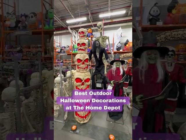 CREEPY & SPOOKY Best Outdoor Halloween Decorations at The Home Depot | Halloween Home Depot 2023