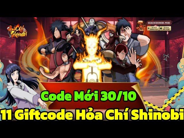 Hỏa Chí Shinobi - 11 Giftcode Hỏa Chí Shinobi Cho Newbie & Code Mới 30/10 Hỏa Chí Shinobi