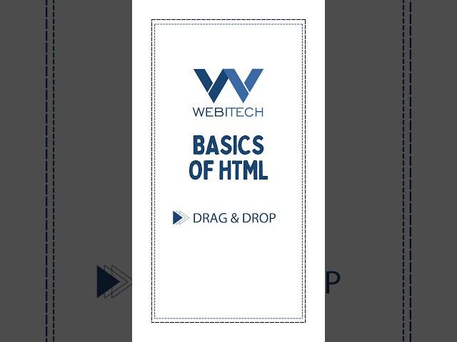 #webitechshorts (35)| How To Drag & Drop Image in HTML with example in HTML