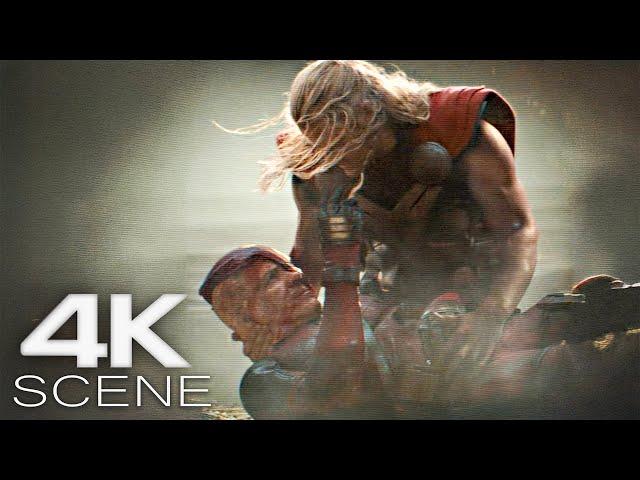 Deadpool 3 _ Why Is Thor Crying? (2024) 4K SCENE | Deadpool & Wolverine Movie Clip