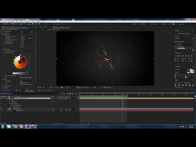 Easy 5-minute Crack-surface Animation Tutorial Adobe After Effects