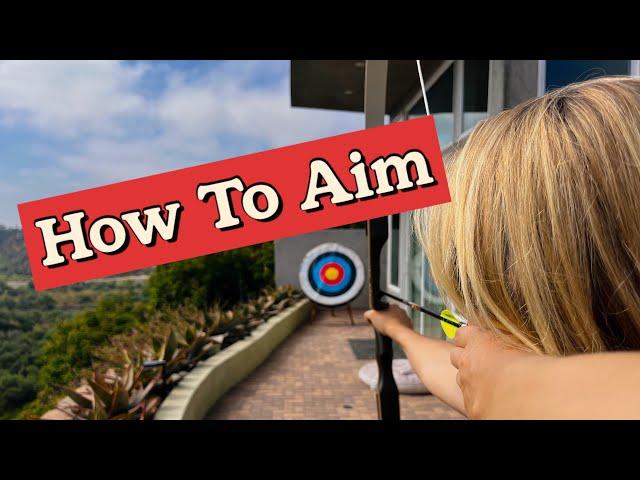 Archery: How To Aim Using the Gap Shooting Method