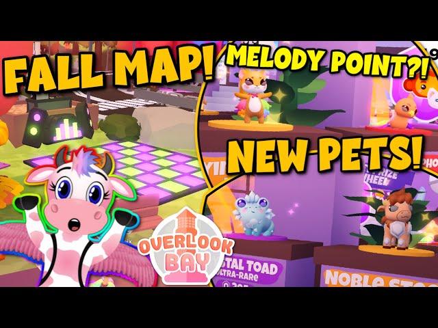 *NEW* Overlook Bay FALL UPDATE! New Robux Pets, Melody Point & MORE!