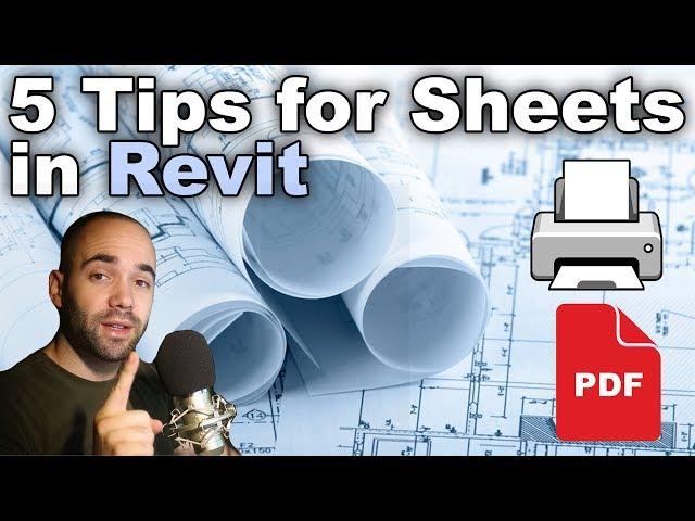 5 Tips For Sheets in Revit Tutorial