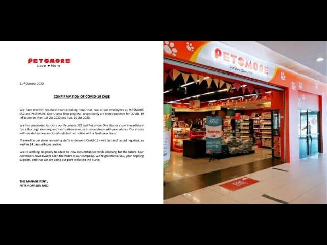 Petsmore Staff Members From SS2 & One Utama Outlets Test Positive For Covid-19