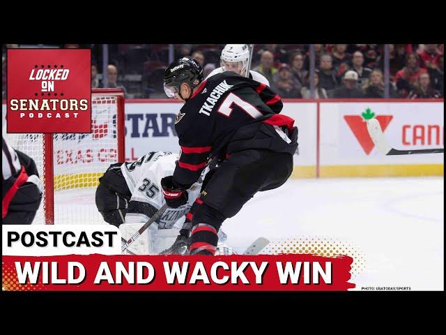 POSTCAST: OTTAWA SENATORS PULL OFF THANKSGIVING MIRACLE, BEAT LA KINGS IN OVERTIME