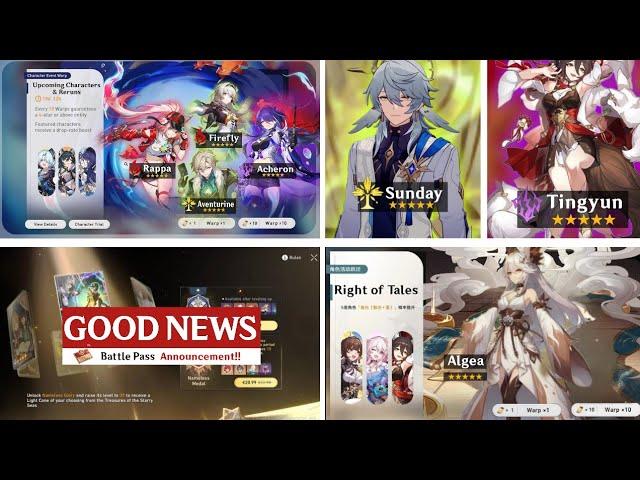 NEW UPDATE!! Confirmed New Character Banners & Rerun, Release Date, Algaea Info - Honkai Star Rail