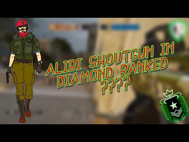 ALIBI SHOTGUN IN DIAMON RANKED ? : PC Champion - Ranked Highlights - Rainbow Six Siege