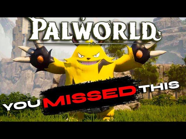 10 THINGS YOU MISSED IN PALWORLD