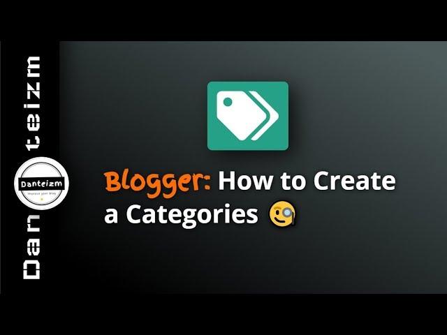 How to Create Category in Blogger [ad category pages]