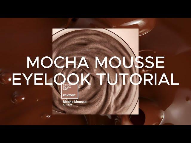 Mocha Mouse Eyelook Tutorial | Pantone Color of 2025