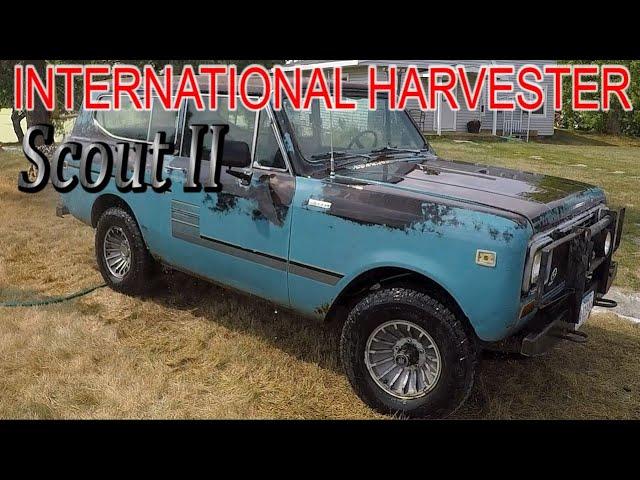 Washing & Buffing the Turbo Diesel International Scout II -  (Amazing Transformation!)