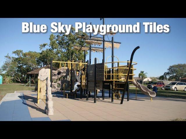 Interlocking Playground Tiles Blue Sky Playground Tiles