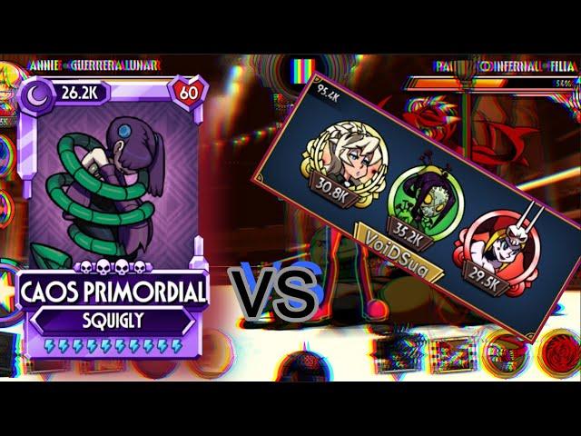 Skullgirls Mobile // Squigly Love Crafted // Squigl Caos Primordial