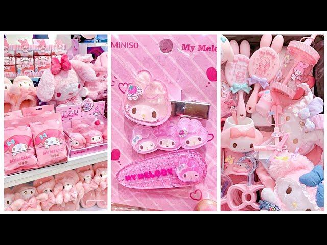 My Melody Shopping haul ️Sanrio Stationery cute stuff  #cindyasmr