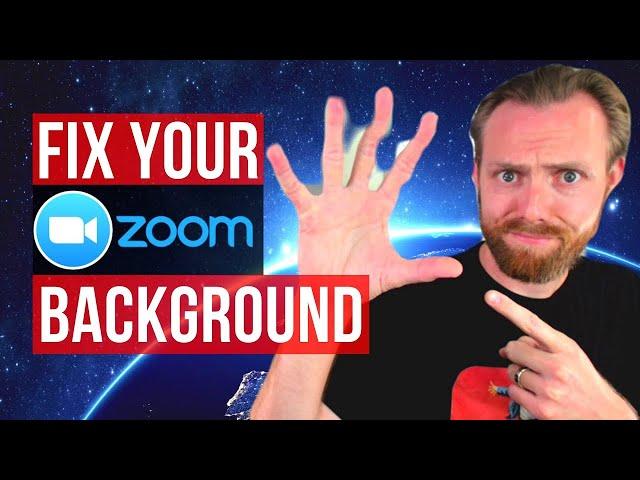 How to Massively Improve Zoom Virtual Backgrounds  - Green Screen, Lighting & Webcam (Zoom Tutorial)