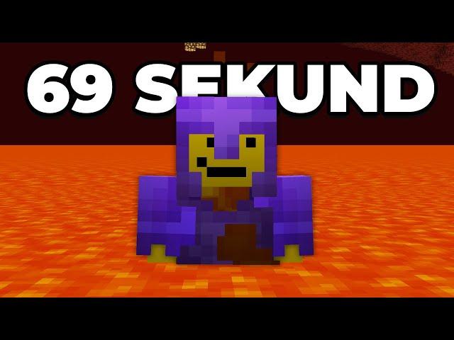 Pobiłem Rekord Polski w 69 SEKUND w MINECRAFT...