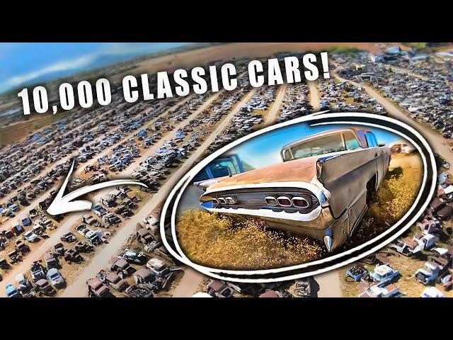 Ten Thousand Unrestored Classic Cars - This Place is Unbelievable!